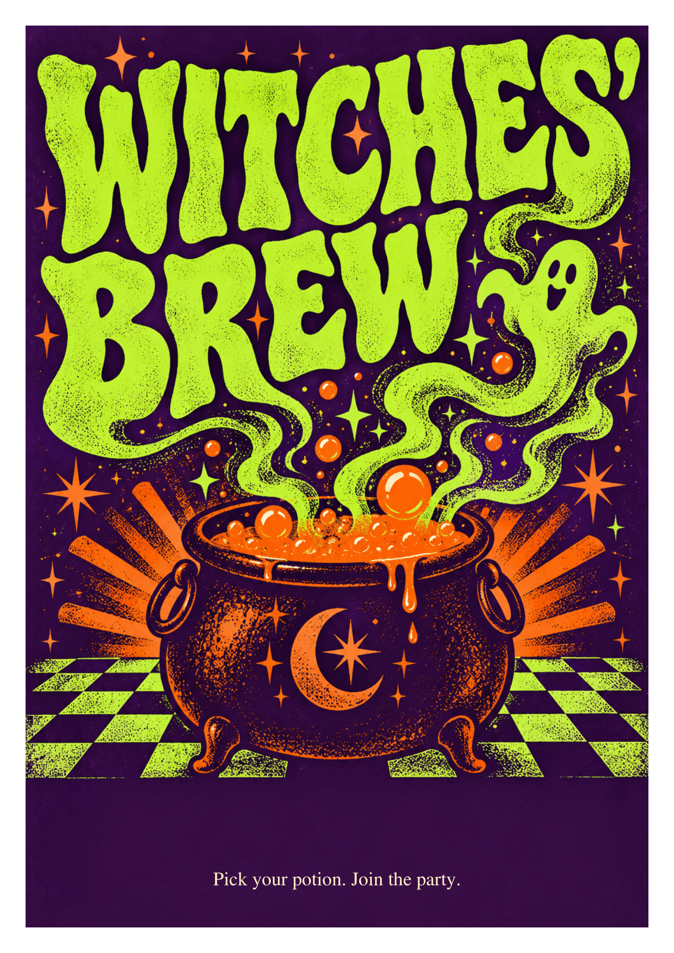 Witches’ Brew 음료 포스터