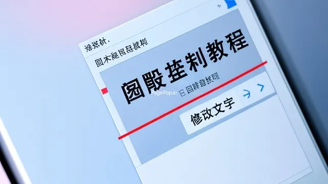 图片如何修改文字？