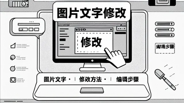 图片里面的文字如何修改？