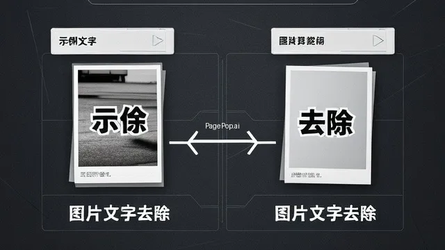 如何去掉图片中的文字？