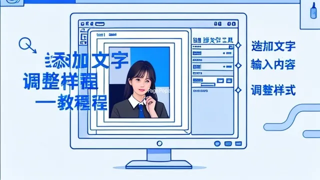 如何在图片上添加文字？