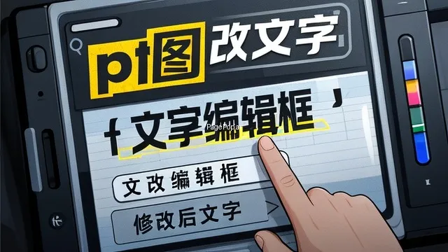 怎么p图改文字？