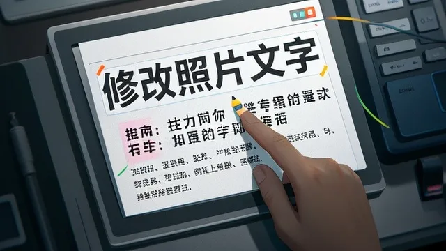 怎么修改照片上的文字？