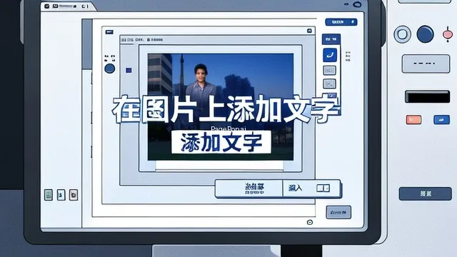 怎么在图片上添加文字？