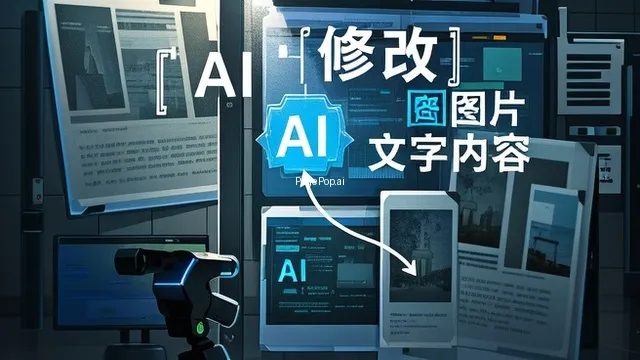 Ai怎么修改图片文字内容？