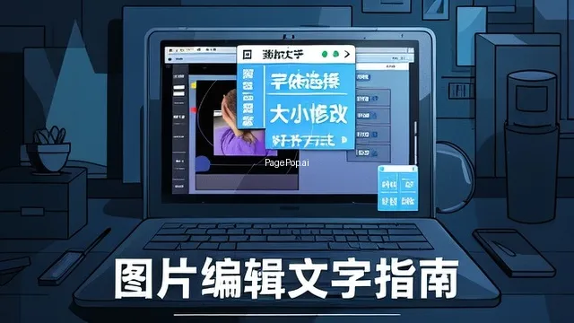 图片上怎么编辑文字?