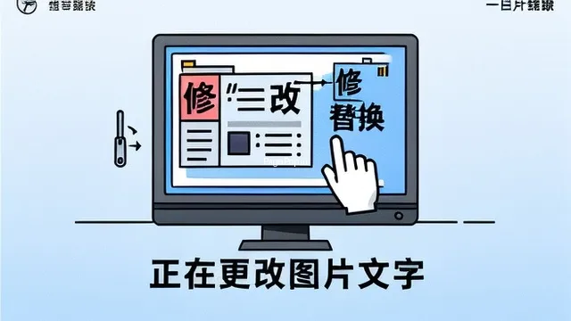 如何更改图片上的文字？