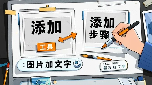 怎么在图片加文字？