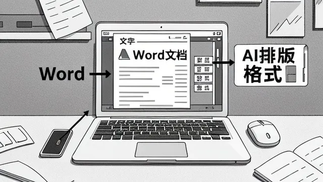 怎么把word文档在ai中排版？