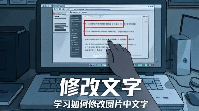 图片中修改文字怎么弄？