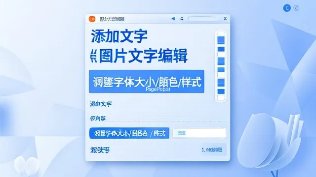 如何编辑图片上的文字？