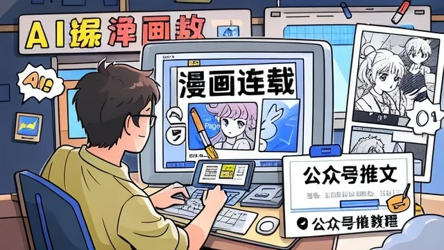 怎么用ai做漫画连载公众号推文？