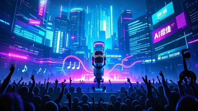 怎么用ai做赛博朋克风音乐节海报？