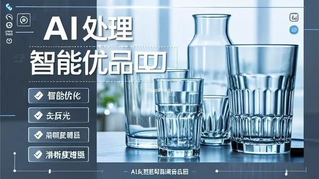 怎么用ai处理透明玻璃材质的商品图？