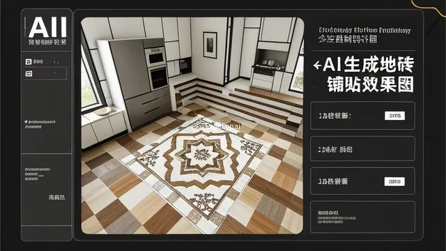 怎么用ai生成地砖铺贴效果图？