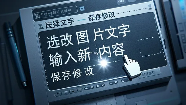 怎样修改原图片文字？