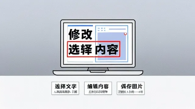 怎样修改图片上的文字？