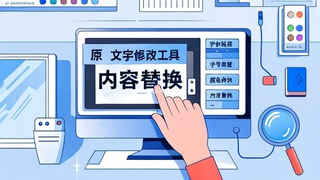 图片上的文字如何修改？