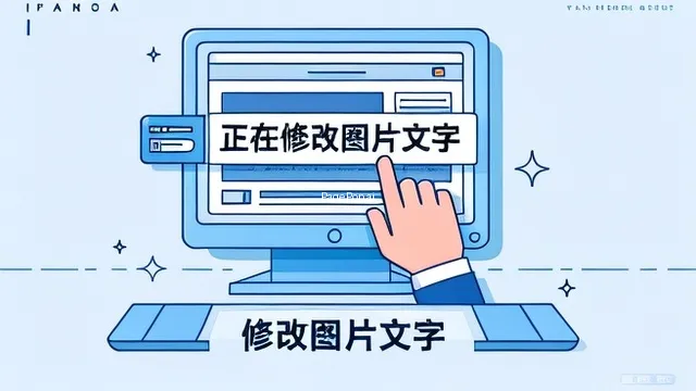 图片上的文字怎么修改？