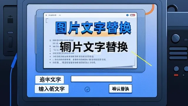 图片文字替换怎么操作？