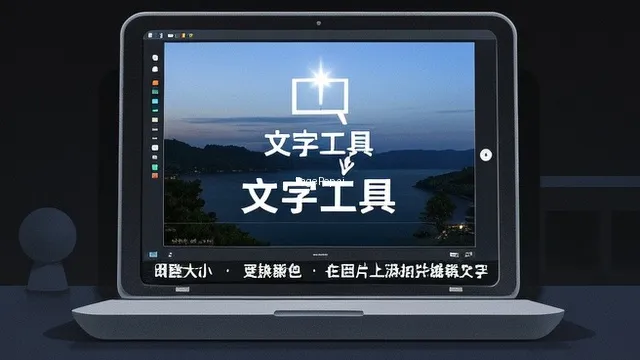 在图片上怎么编辑文字?