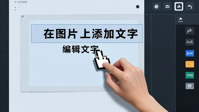 如何在图片上编辑文字？