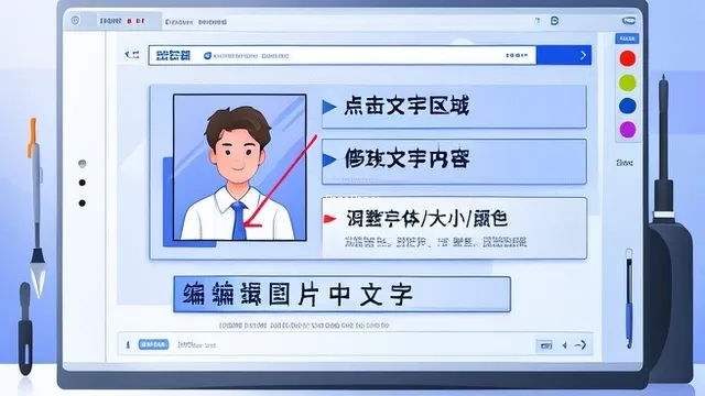 如何编辑图片中的文字？
