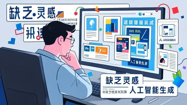 平面排版缺乏灵感怎么用ai生成参考图？