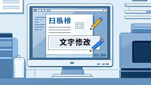 怎么修改扫描件图片中的文字?