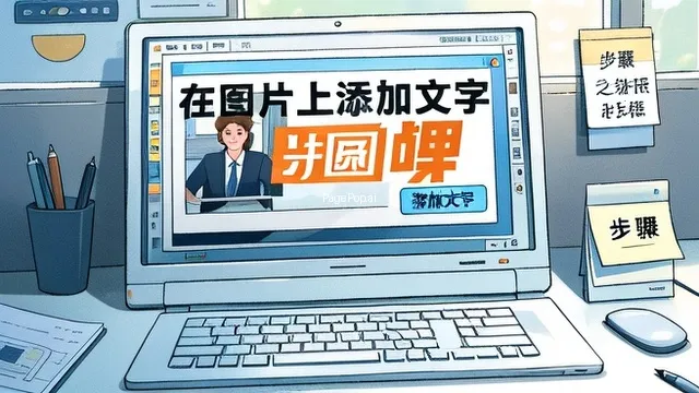 怎么在图片上加文字？