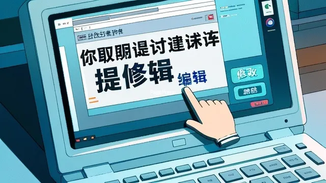 怎么改图片上的文字？