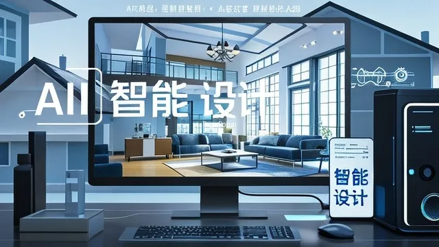 怎么用ai做别墅挑高客厅效果图？