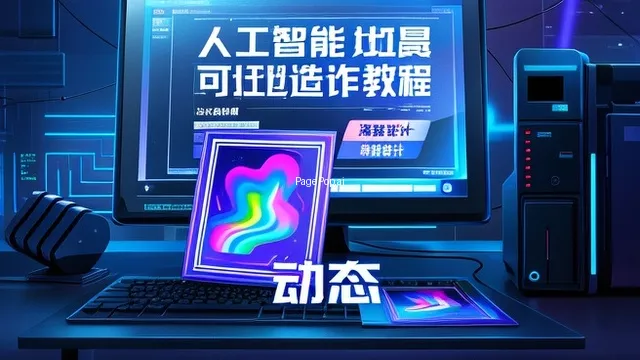 怎么用ai做动态gif海报？