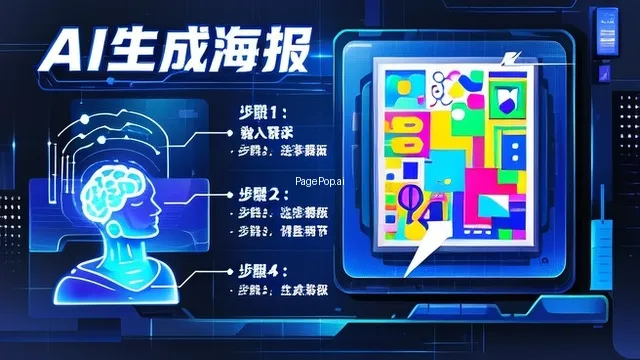 怎么用ai生成海报？