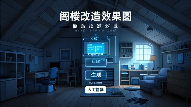 怎么用ai生成阁楼改造效果图?