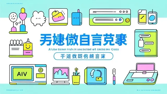 手绘简笔画风格公众号封面ai怎么做?