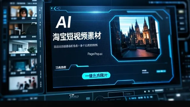 淘宝短视频素材怎么用ai一键生成图片?