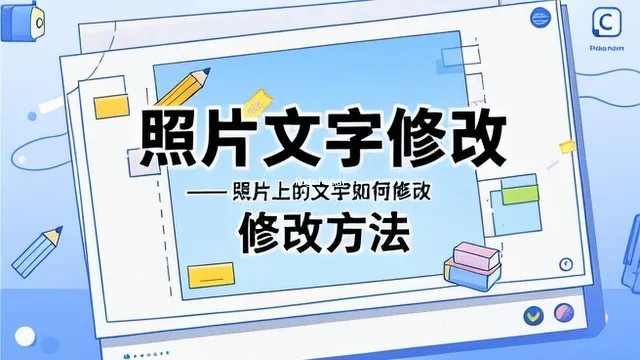 照片上的文字怎么修改？